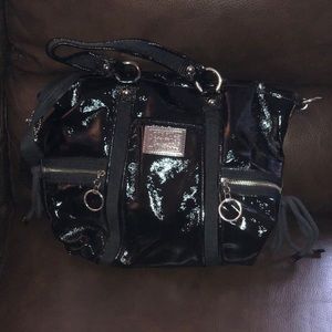 Coach shoulder bag with arm & shoulder straps